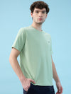 Men’s Crew Neck T-Shirt | Half Sleeves | Breathable & Moisture Wicking | Classic Fit | Cotton-Poly Pique Blend