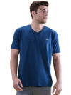 Men’s V - Neck T-Shirt | Half Sleeves | Breathable & Moisture Wicking | Classic Fit | Cotton-Poly Pique Blend