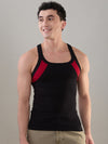 Hint Trendy Men’s Gym Vest - 333 | 100% Cotton Sleeveless Sports Vest | Deep Neck Workout Tank Top