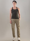 Hint Trendy Men’s Gym Vest - 333 | 100% Cotton Sleeveless Sports Vest | Deep Neck Workout Tank Top