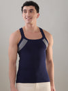 Hint Trendy Men’s Gym Vest - 333 | 100% Cotton Sleeveless Sports Vest | Deep Neck Workout Tank Top