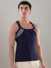 Hint Trendy Men’s Gym Vest - 333 | 100% Cotton Sleeveless Sports Vest | Deep Neck Workout Tank Top