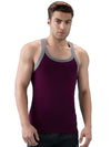 Hint Trendy Men’s Gym Vest - 111 | 100% Cotton Sleeveless Sports Vest | Deep Neck Workout Tank Top
