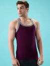 Hint Trendy Men’s Gym Vest - 111 | 100% Cotton Sleeveless Sports Vest | Deep Neck Workout Tank Top
