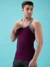 Hint Trendy Men’s Gym Vest - 111 | 100% Cotton Sleeveless Sports Vest | Deep Neck Workout Tank Top