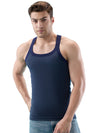 Hint Trendy Men’s Gym Vest - 111 | 100% Cotton Sleeveless Sports Vest | Deep Neck Workout Tank Top