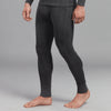 Premium Cotton Polyester Men's Slim Fit Thermal Trousers with an Inner Elastic Waistband - Charcoal