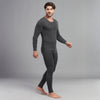 Premium Cotton Polyester Men's Slim Fit Thermal Trousers with an Inner Elastic Waistband - Charcoal