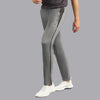 Hint Track Pant with Side Panel, Piping, Zippered Side Pockets, Self-Fabric Elasticated Waistband with Drawcord - LT Grey Mel