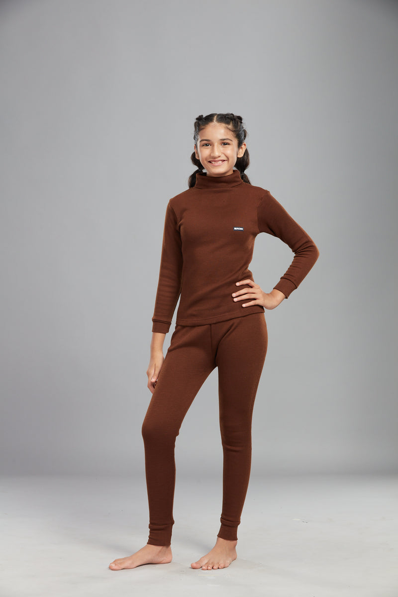 Buy Hint Kid's Thermal Spectra Small Trouser - Chocolate | Hint World