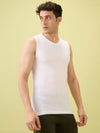 Men’s Innerwear Vests White – Pack of 2 Metro RNBS| 100% Cotton | Soft Feel & Breathable Comfort
