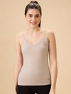Hint Women’s Short Cotton Slip - Pack of 2 | 100% Premium Combed Cotton | Deep Round Neck | Tailored Fit | Side Slits