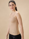 Hint Women’s Short Cotton Slip - Pack of 2 | 100% Premium Combed Cotton | Deep Round Neck | Tailored Fit | Side Slits