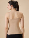 Hint Women’s Short Cotton Slip - Pack of 2 | 100% Premium Combed Cotton | Deep Round Neck | Tailored Fit | Side Slits