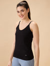 Hint Women’s Short Cotton Slip - Pack of 2 | 100% Premium Combed Cotton | Deep Round Neck | Tailored Fit | Side Slits