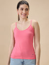 Hint Women’s Short Cotton Slip - Pack of 2 | 100% Premium Combed Cotton | Deep Round Neck | Tailored Fit | Side Slits