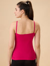Hint Women’s Short Cotton Slip - Pack of 2 | 100% Premium Combed Cotton | Deep Round Neck | Tailored Fit | Side Slits