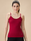Hint Women’s Short Cotton Slip - Pack of 2 | 100% Premium Combed Cotton | Deep Round Neck | Tailored Fit | Side Slits