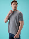 Men’s Crew Neck T-Shirt | Half Sleeves | Breathable & Moisture Wicking | Classic Fit | Cotton-Poly Pique Blend