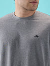 Men’s Crew Neck T-Shirt | Half Sleeves | Breathable & Moisture Wicking | Classic Fit | Cotton-Poly Pique Blend