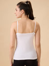 Hint Women’s Short Cotton Slip - Pack of 2 | 100% Premium Combed Cotton | Deep Round Neck | Tailored Fit | Side Slits