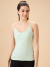 Hint Women’s Short Cotton Slip - Pack of 2 with Adjustable Elastic | 100% Premium Combed Cotton | Deep Round Neck | Tailored Fit