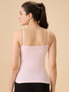 Hint Women’s Short Cotton Slip - Pack of 2 with Adjustable Elastic | 100% Premium Combed Cotton | Deep Round Neck | Tailored Fit