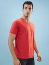 Men’s V - Neck T-Shirt | Half Sleeves | Breathable & Moisture Wicking | Classic Fit | Cotton-Poly Pique Blend