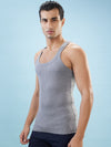Hint Trendy Men’s Gym Vest - 222 | 100% Cotton Sleeveless Sports Vest | Deep Neck Workout Tank Top