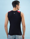 Hint Trendy Men’s Gym Vest - 555 | 100% Cotton Sleeveless Sports Vest | Deep Neck Workout Tank Top