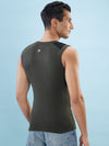 Hint Trendy Men’s Gym Vest - 555 | 100% Cotton Sleeveless Sports Vest | Deep Neck Workout Tank Top