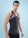 Hint Trendy Men’s Gym Vest - 666 | 100% Cotton Sleeveless Sports Vest | Deep Neck Workout Tank Top