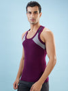 Hint Trendy Men’s Gym Vest - 666 | 100% Cotton Sleeveless Sports Vest | Deep Neck Workout Tank Top