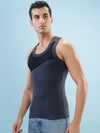 Hint Trendy Men’s Gym Vest - 777 | 100% Cotton Sleeveless Sports Vest | Deep Neck Workout Tank Top