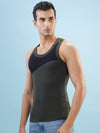 Hint Trendy Men’s Gym Vest - 777 | 100% Cotton Sleeveless Sports Vest | Deep Neck Workout Tank Top