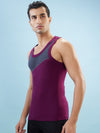 Hint Trendy Men’s Gym Vest - 777 | 100% Cotton Sleeveless Sports Vest | Deep Neck Workout Tank Top