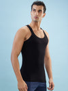 Hint Trendy Men’s Gym Vest - 222 | 100% Cotton Sleeveless Sports Vest | Deep Neck Workout Tank Top