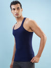 Hint Trendy Men’s Gym Vest - 222 | 100% Cotton Sleeveless Sports Vest | Deep Neck Workout Tank Top