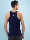 Hint Trendy Men’s Gym Vest - 222 | 100% Cotton Sleeveless Sports Vest | Deep Neck Workout Tank Top