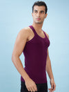 Hint Trendy Men’s Gym Vest - 222 | 100% Cotton Sleeveless Sports Vest | Deep Neck Workout Tank Top