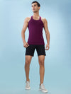Hint Trendy Men’s Gym Vest - 222 | 100% Cotton Sleeveless Sports Vest | Deep Neck Workout Tank Top