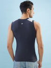 Hint Trendy Men’s Gym Vest - 555 | 100% Cotton Sleeveless Sports Vest | Deep Neck Workout Tank Top