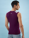Hint Trendy Men’s Gym Vest - 555 | 100% Cotton Sleeveless Sports Vest | Deep Neck Workout Tank Top