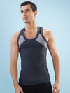Hint Trendy Men’s Gym Vest - 666 | 100% Cotton Sleeveless Sports Vest | Deep Neck Workout Tank Top