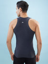 Hint Trendy Men’s Gym Vest - 666 | 100% Cotton Sleeveless Sports Vest | Deep Neck Workout Tank Top