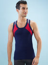 Hint Trendy Men’s Gym Vest - 666 | 100% Cotton Sleeveless Sports Vest | Deep Neck Workout Tank Top