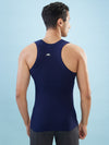 Hint Trendy Men’s Gym Vest - 666 | 100% Cotton Sleeveless Sports Vest | Deep Neck Workout Tank Top