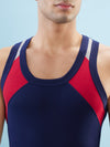 Hint Trendy Men’s Gym Vest - 666 | 100% Cotton Sleeveless Sports Vest | Deep Neck Workout Tank Top