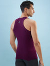 Hint Trendy Men’s Gym Vest - 666 | 100% Cotton Sleeveless Sports Vest | Deep Neck Workout Tank Top