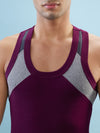 Hint Trendy Men’s Gym Vest - 666 | 100% Cotton Sleeveless Sports Vest | Deep Neck Workout Tank Top